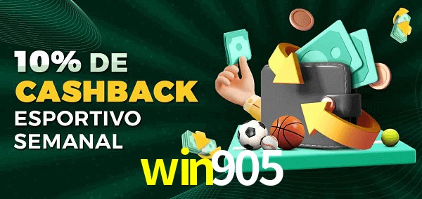 10% de bônus de cashback na win905